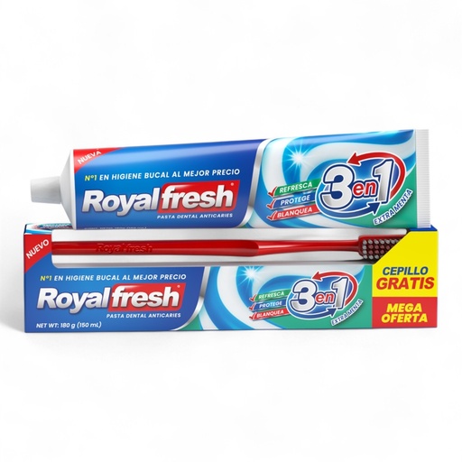[RF-180-3C-FB] 6-Pack Pasta Dental 180g 3en1 ROYALFRESH