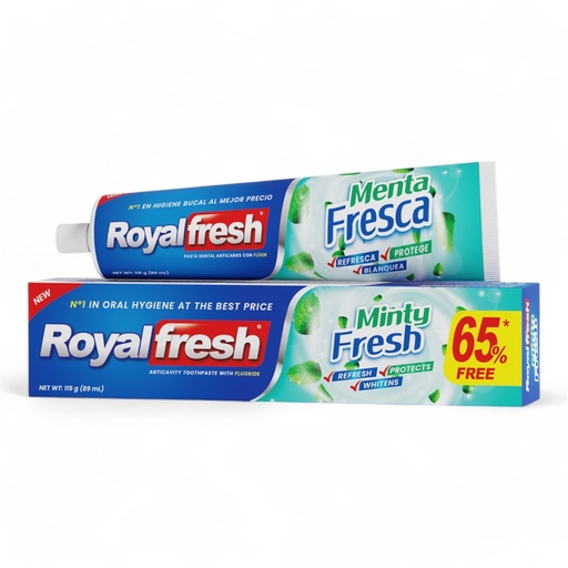 [RF-115-MF] 6-Pack Pasta Dental 115g ROYALFRESH Minty Fresh