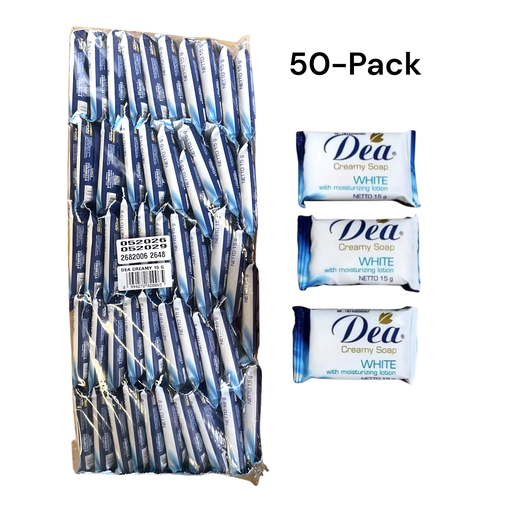 [DEA CREAMY 15 G] 50-Pack Jabon Hotelero DEA 15g