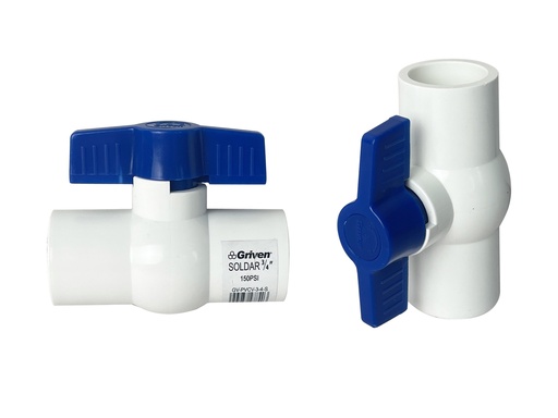 [GV-PVCV-3-4-S] Llave de Paso PVC 3/4" GRIVEN