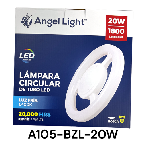 [A105-BZL-20W] Lampara Circular de Tubo Led 20W 6400K ANGEL LIGHT