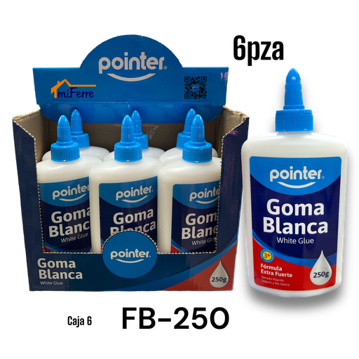 [FB-250] Goma Blanca 250g POINTER
