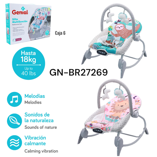 [GN-BR27269] Silla Multifuncion 18Kg GENIAL