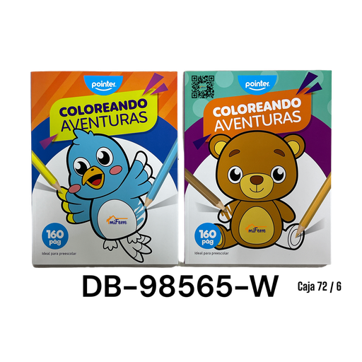 [DB-98565-W] Libro de Colorear 160pag POINTER