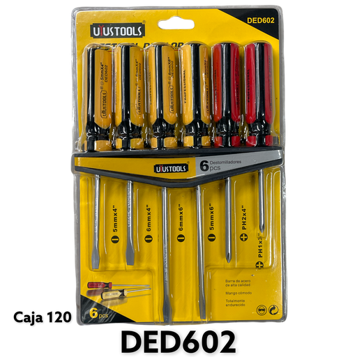 [DED602] Set de Destornillador 6pza UYUSTOOLS