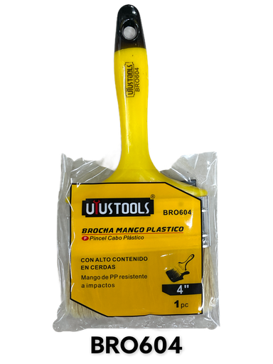 [BRO604] Brocha Plastica 4" UYUSTOOLS