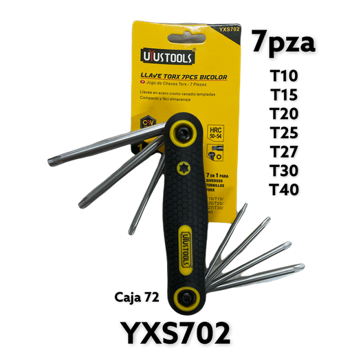 [YXS702] Llave L Torx 7pza UYUSTOOLS