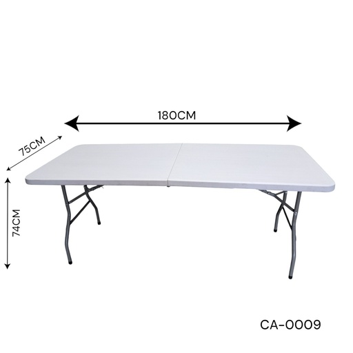Mesa Plastica 180 X 75 X 74cm