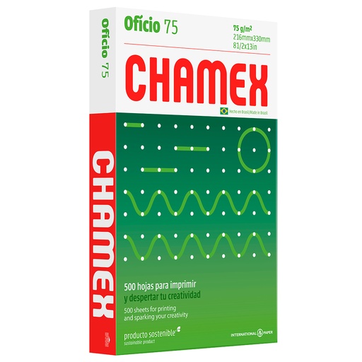 Papel Bond Legal 500hojas CHAMEX