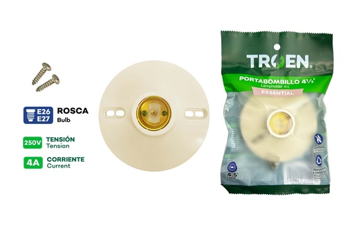 [DQ-031] Roseta Plastica TROEN Crema