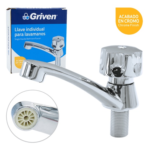 [A367-Z142] Llave Individual para Lavamanos GRIVEN