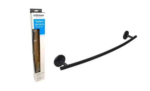 [A367-SH60200-TB] Toallero de Barra GRIVEN Black Series